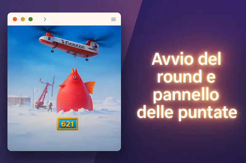 Avvio del round e pannello delle puntate