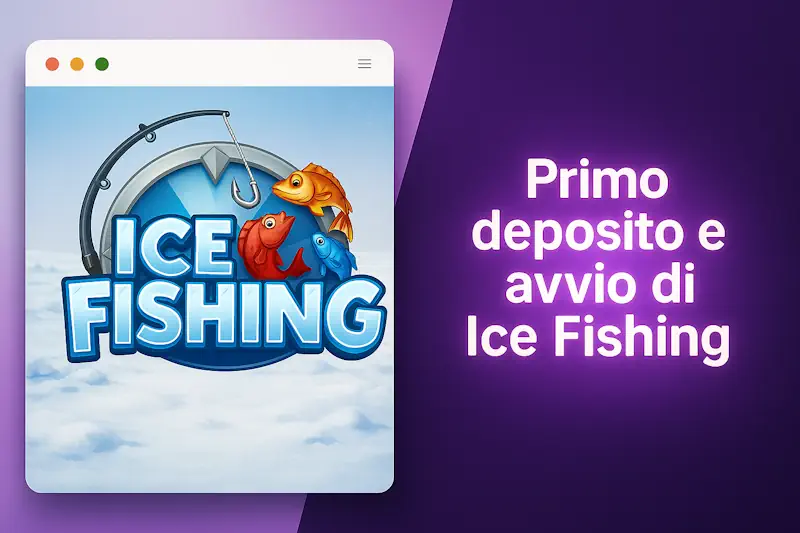 Primo deposito e avvio di Ice Fishing